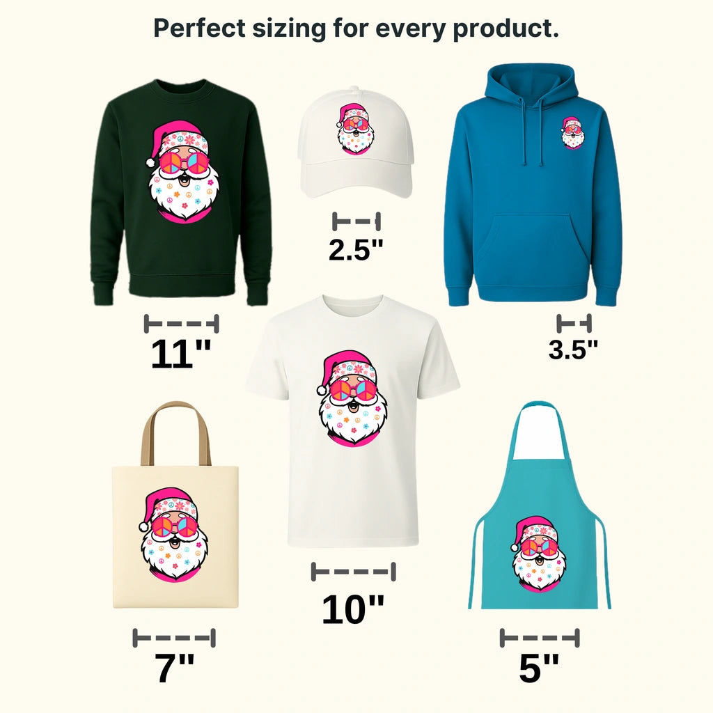 WOODSTOCK SANTA Christmas Design - DTF heat transfer - transferlegend