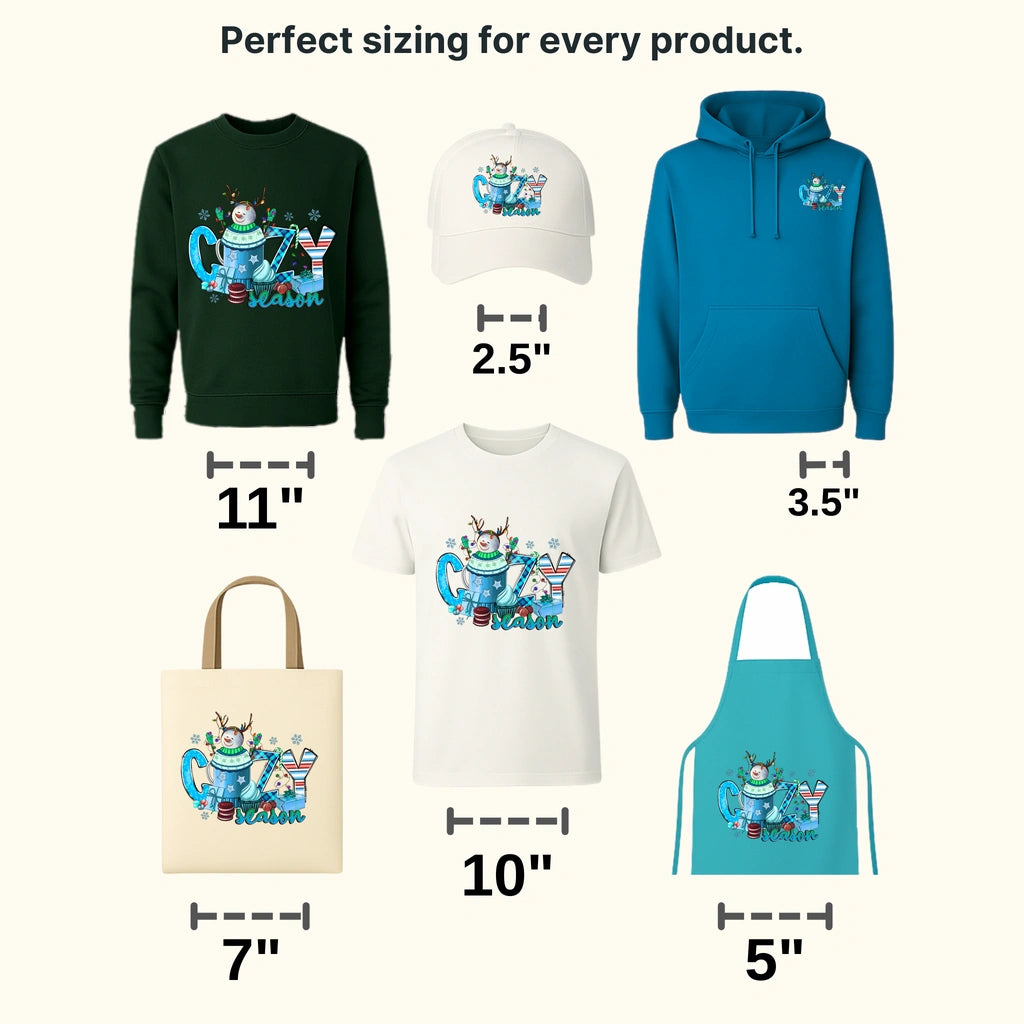 COZY SEASON Christmas Design - DTF heat transfer - transferlegend