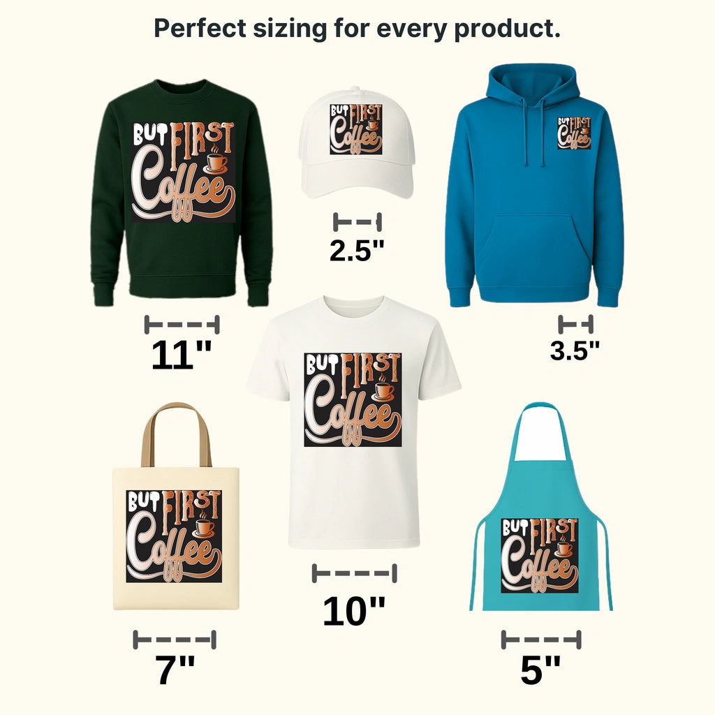 Always First Coffee Design - DTF Heat Transfer - transferlegend