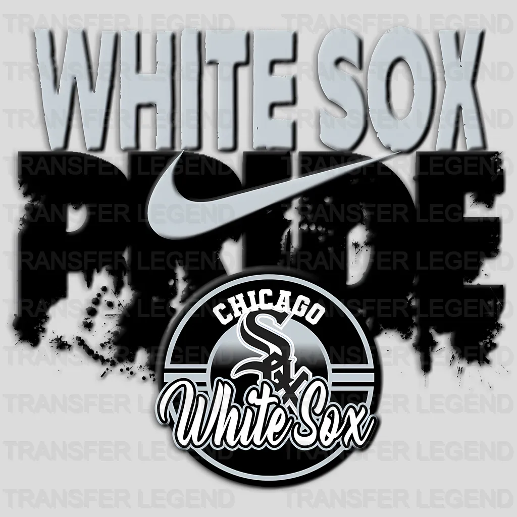 Chicago White Sox MLB Chicago White Pride DTF Iron On Transfer