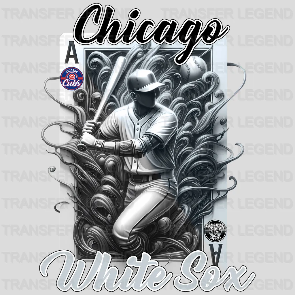 Chicago White Sox MLB Vintage Grunge Poster Graphic - DTF Iron On Transfer