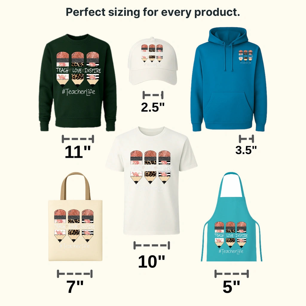 #Teacherlife 100 Days School Design - DTF heat transfer - transferlegend