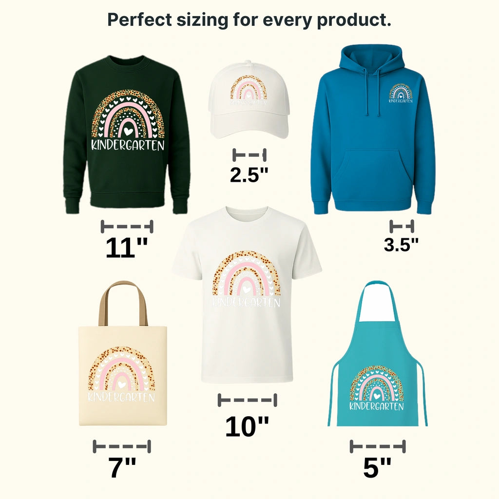 Kindergarten 100 Days Of School Design - DTF heat transfer - transferlegend
