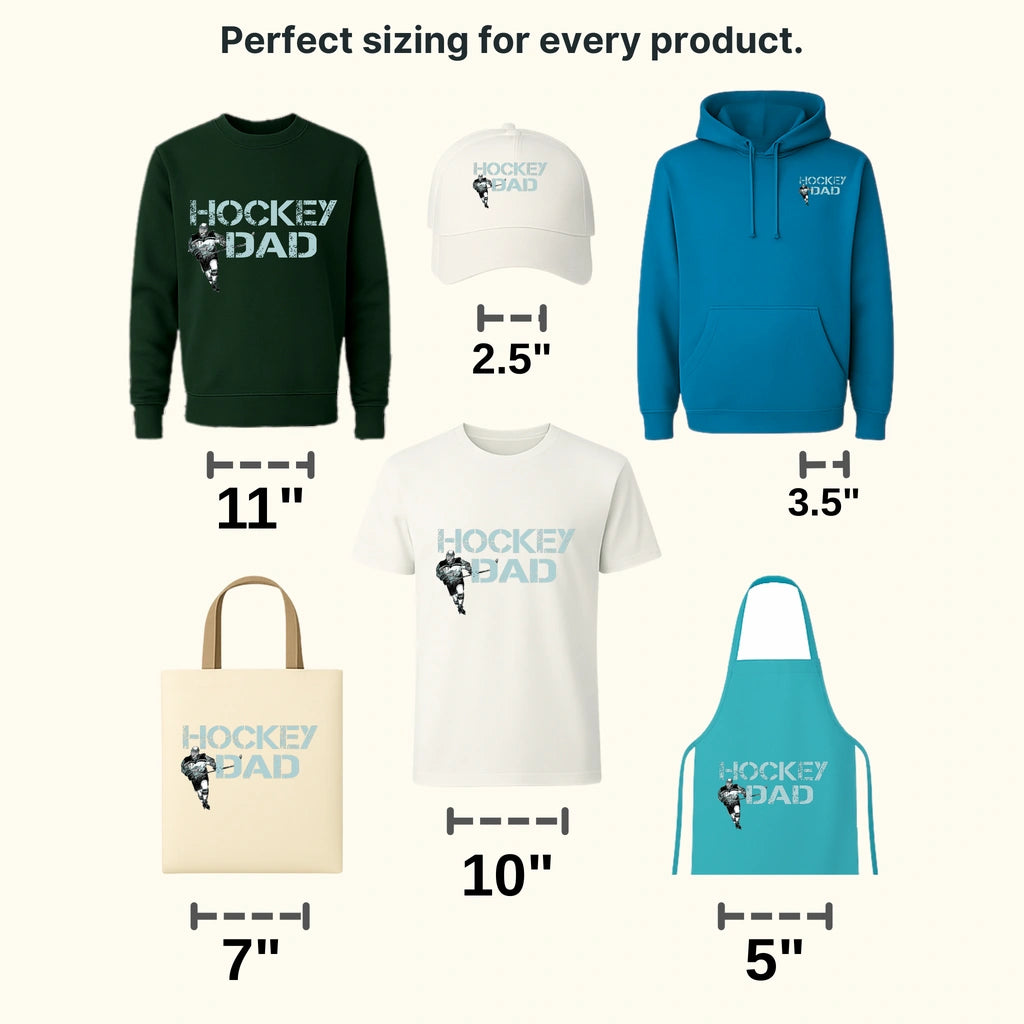Hockey Dad Design - DTF heat transfer - transferlegend
