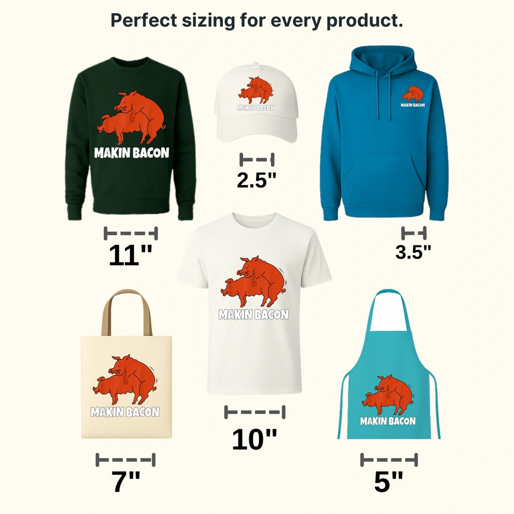 Makin Bacon Design - DTF heat transfer - transferlegend