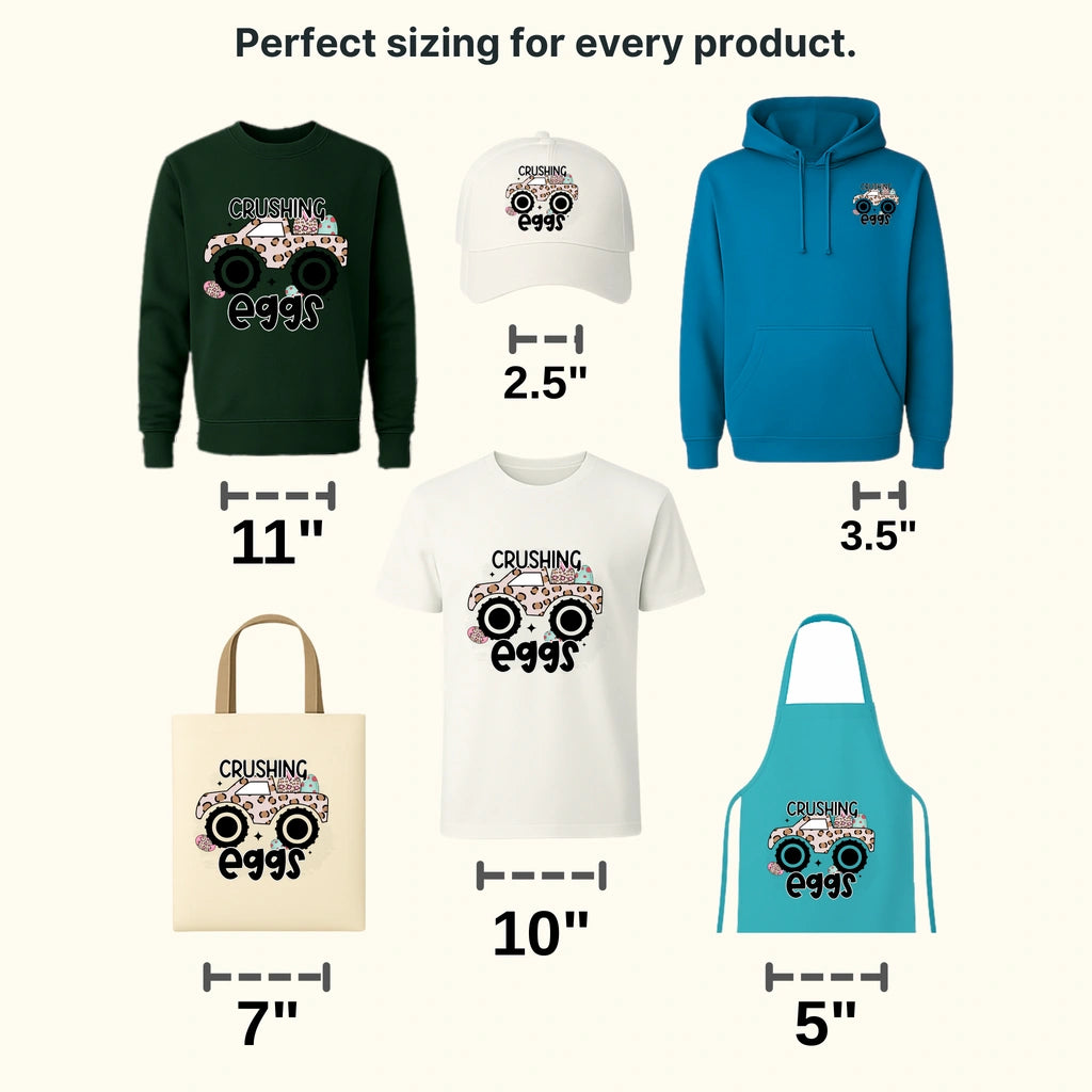 Crushing Eggs Easter Design - DTF heat transfer - transferlegend