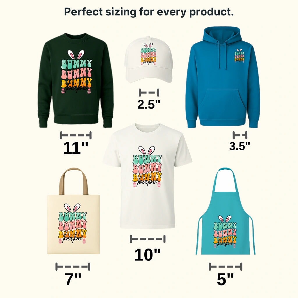 Bunny Babe Easter Design - DTF heat transfer - transferlegend