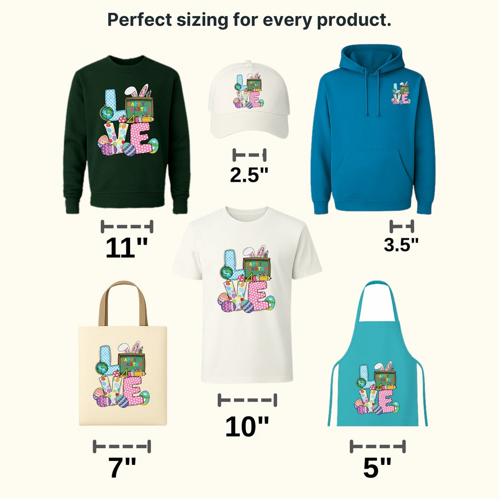 LOVE Easter Design - DTF heat transfer - transferlegend