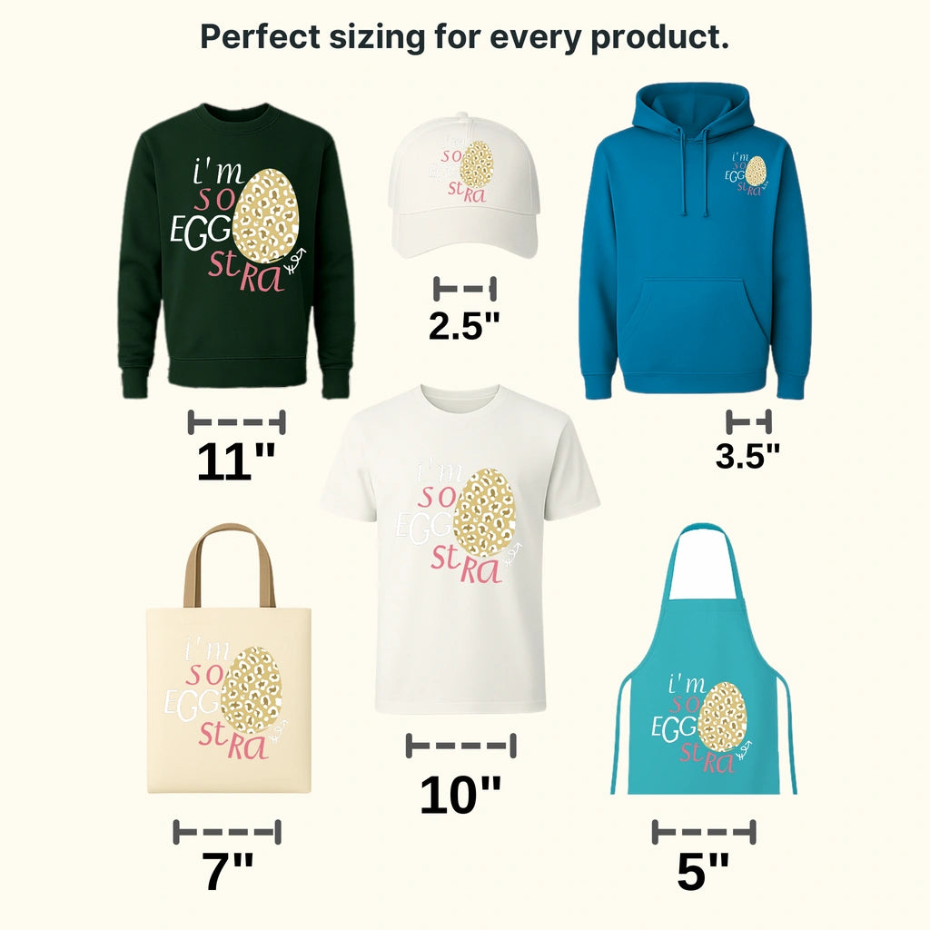 I'm So Eggstra Easter Design- DTF heat transfer - transferlegend