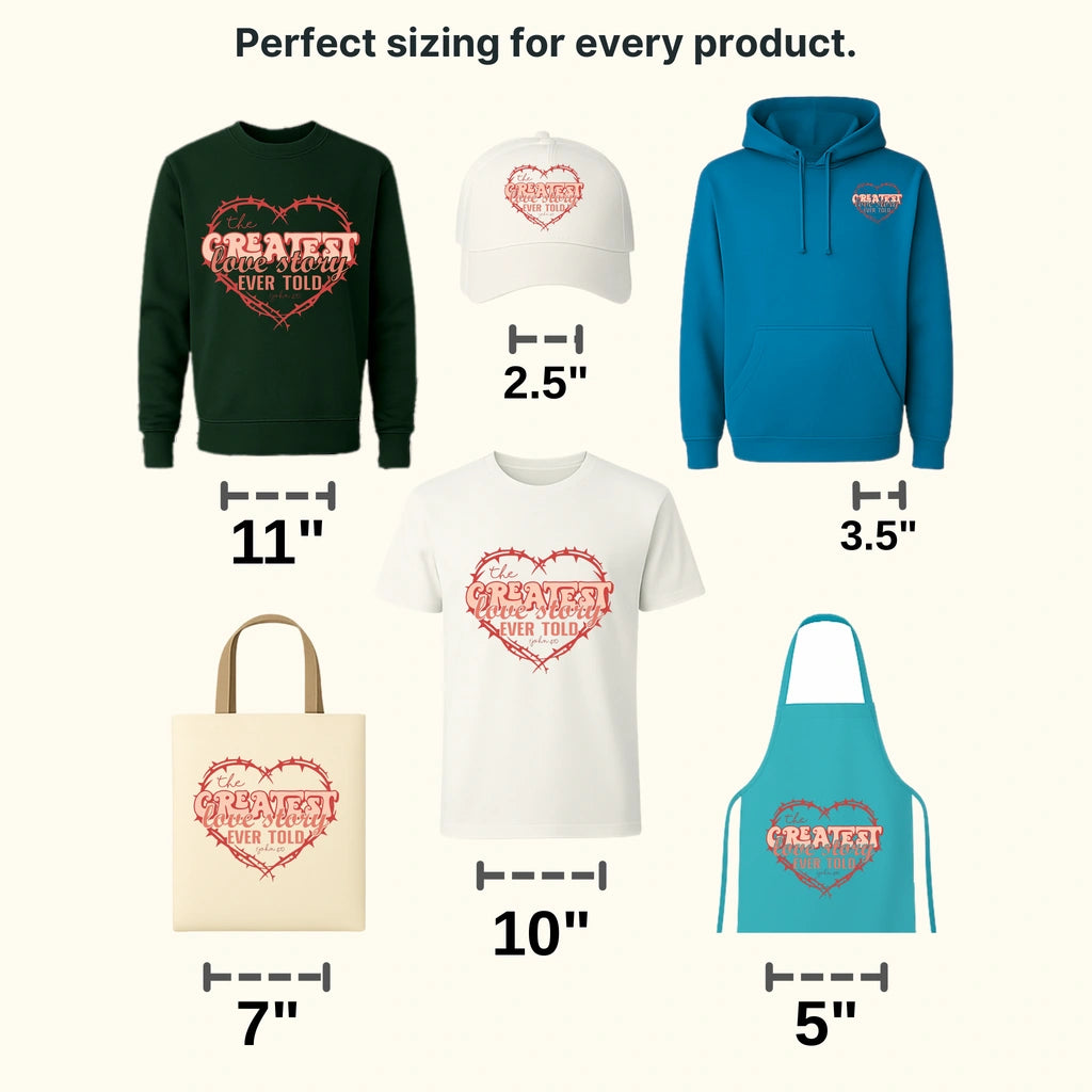 Greatest Love DTF Transfers - transferlegend