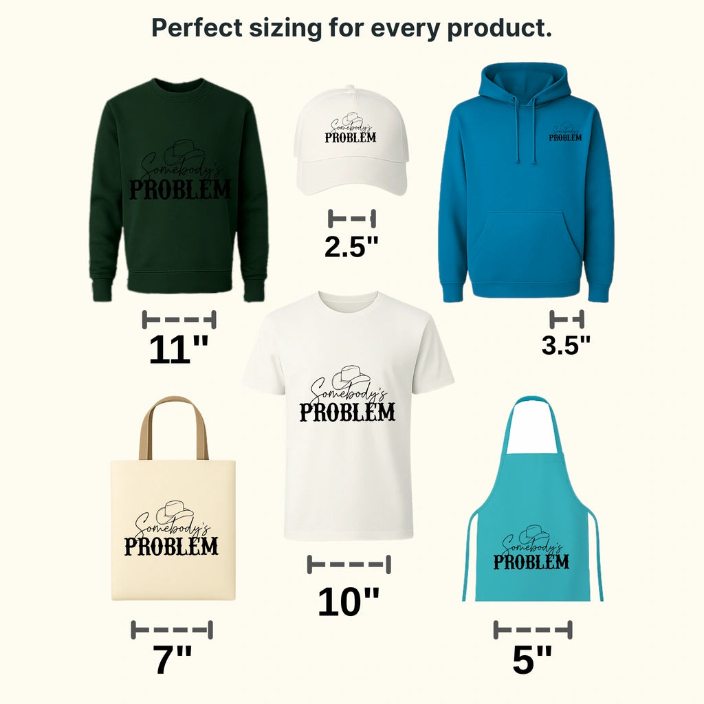 Somebody's Problem - Couples - Funny Matching Design - DTF heat transfer - transferlegend