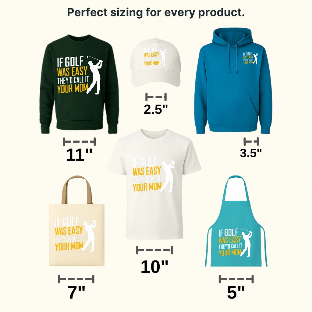 If Golf Was Easy Golf Design - DTF Heat Transfers