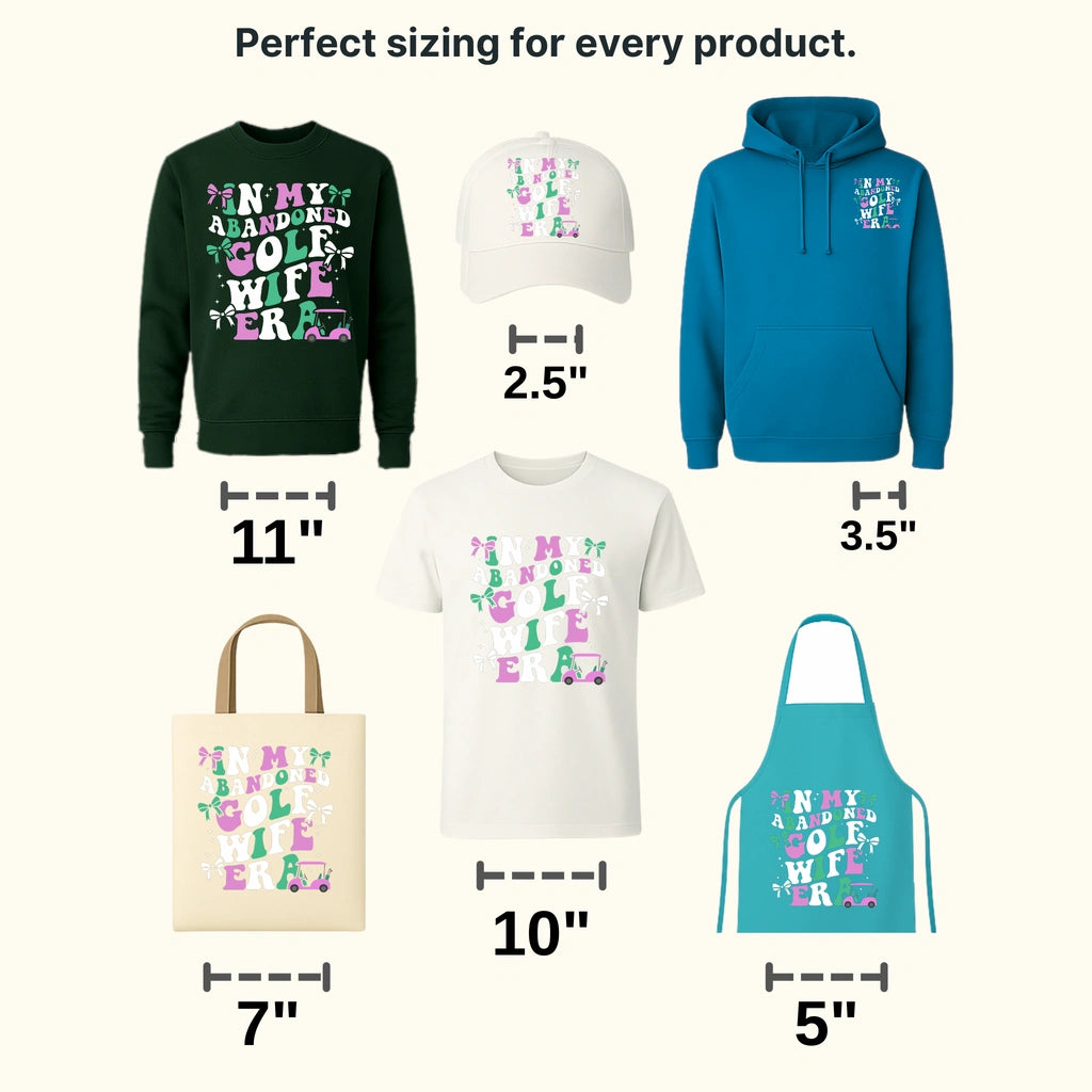 Golf Wife Era Golf Design - DTF Heat Transfers