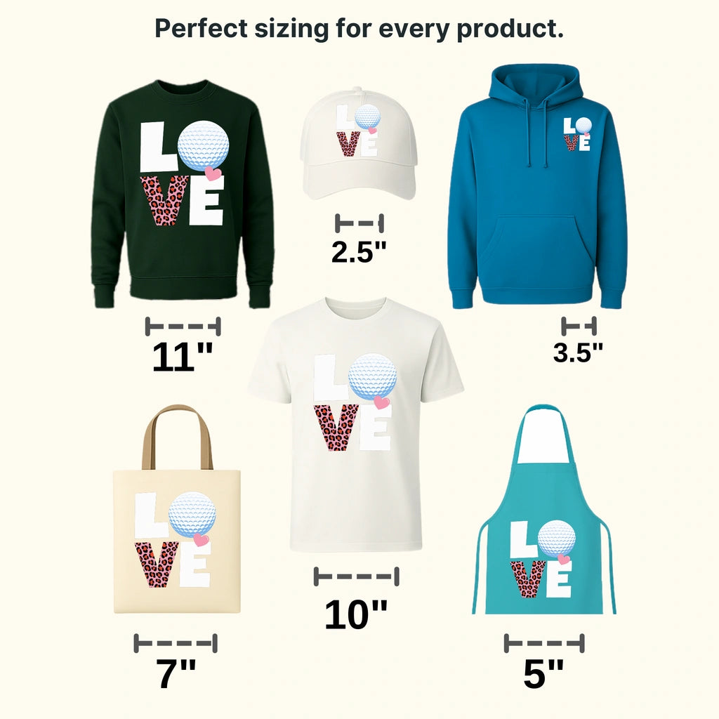 Love Golf Design - DTF Heat Transfers