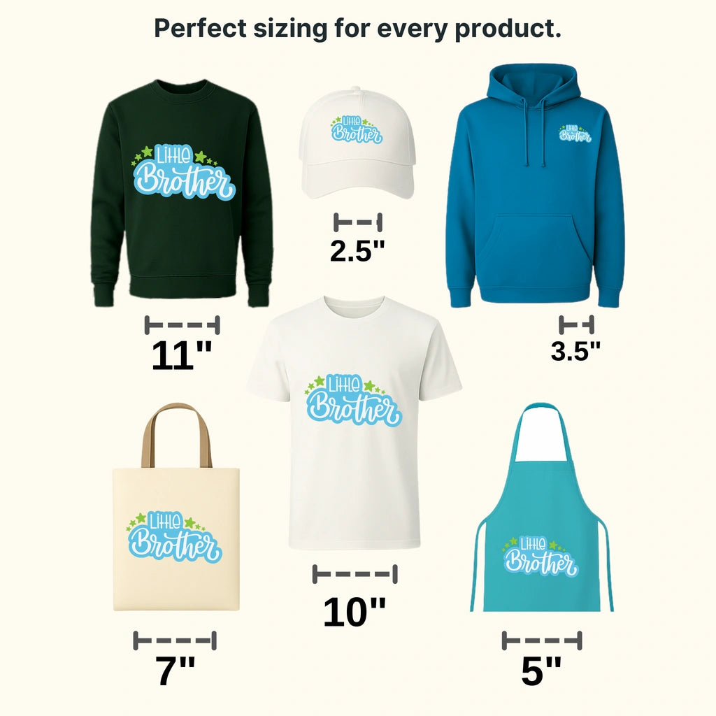 Big Brother - Little Brother - Brother Birthday - Brotherhood  - Sibling Design - DTF heat transfer - transferlegend