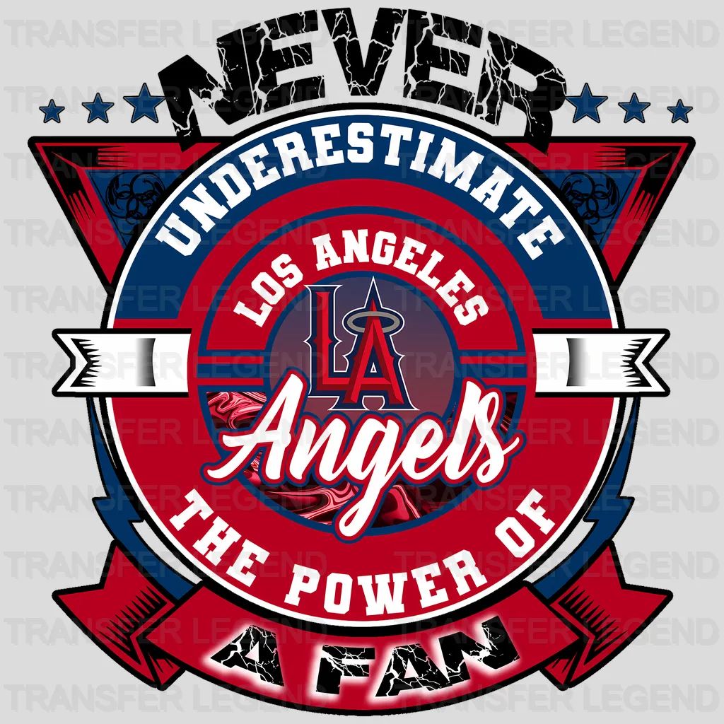 Los Angeles Angels MLB Los Angeles DTF Iron On Transfer