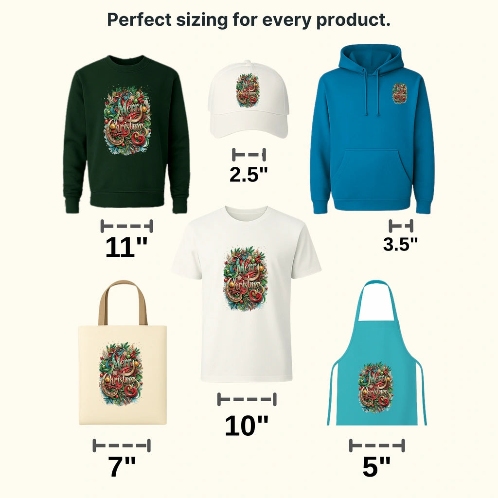 Time To Celebrate Christmas design - DTF Heat Transfer - transferlegend