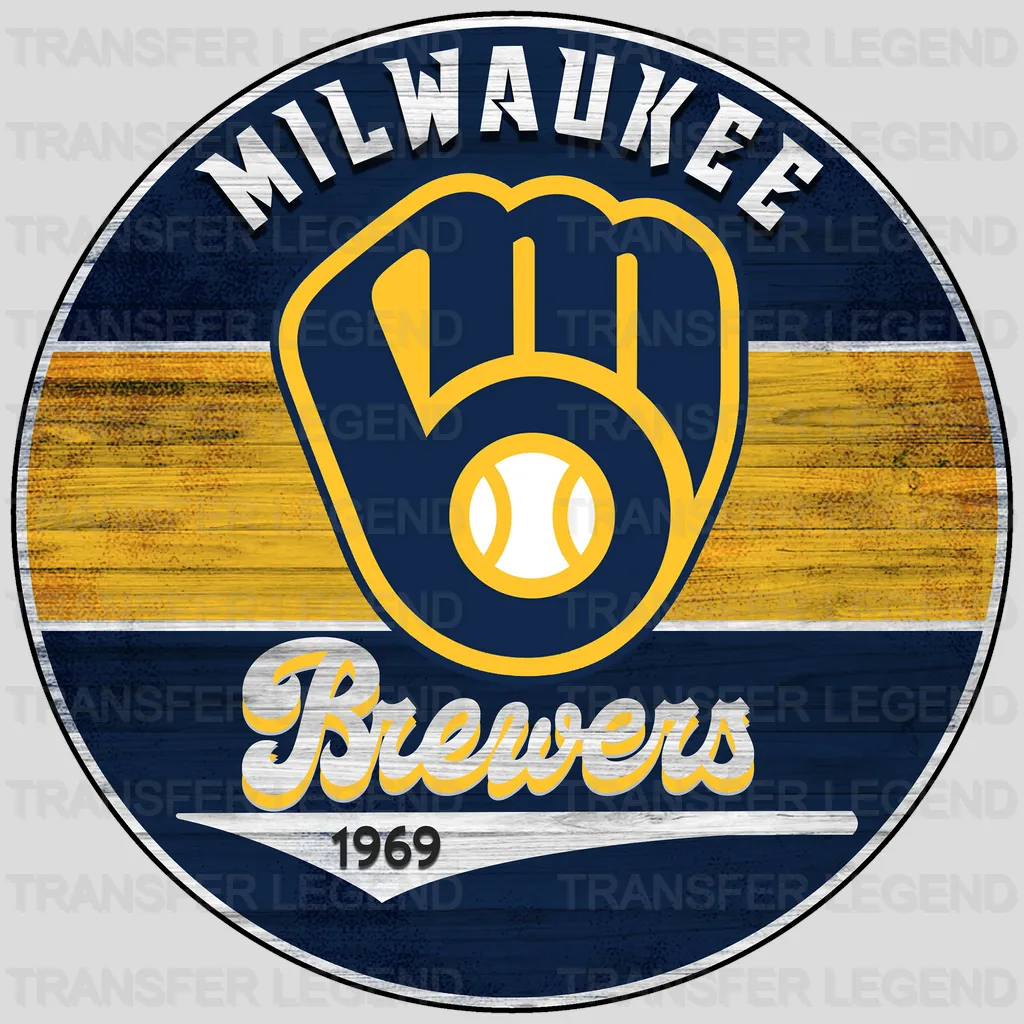Milwaukee Brewers MLB Est 1969 DTF Iron On Transfer