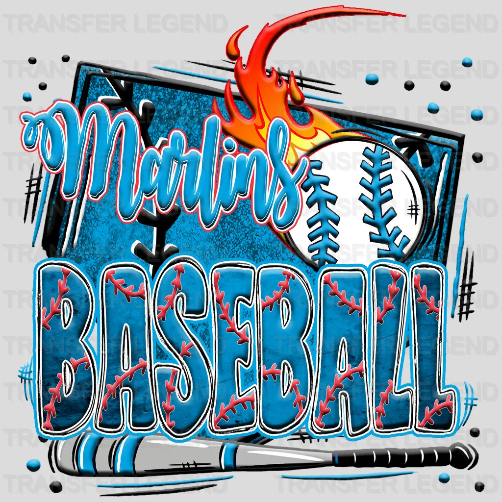 Miami Marlins MLB Marlins DTF Iron On Transfer