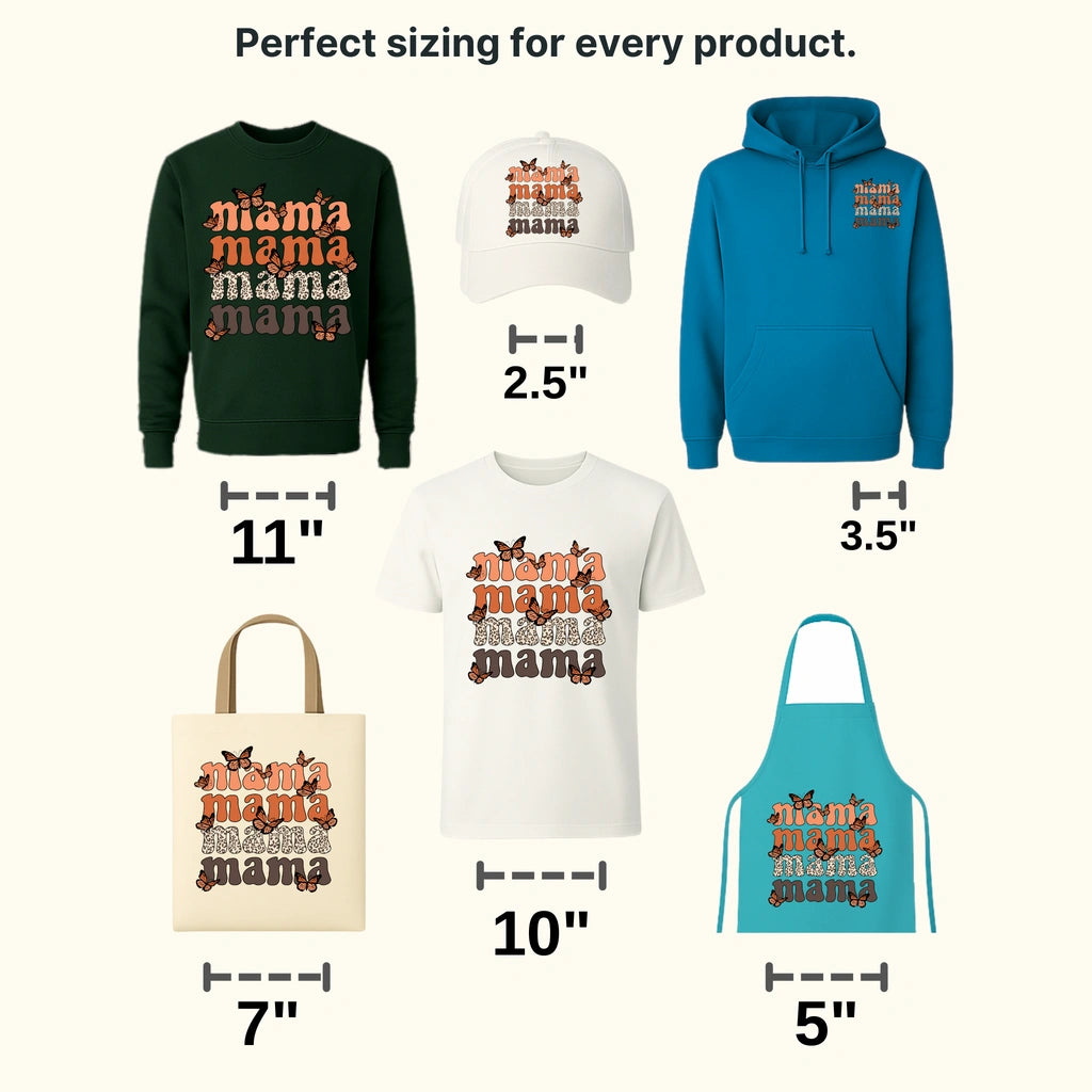 MAMA MAMA MAMA MAMA - Mothers Day  - Funny Mom - Design - DTF heat transfer - transferlegend