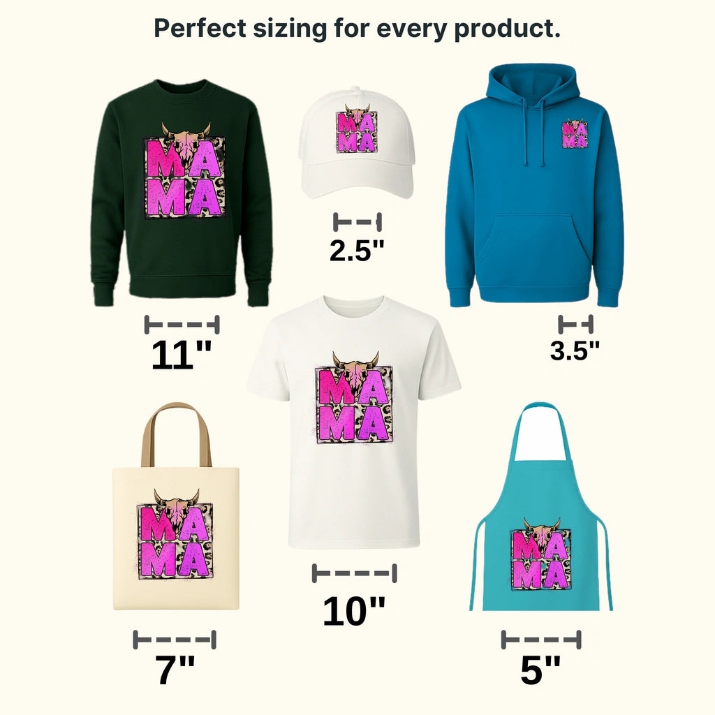 MAMA - Mothers Day  - Funny Mom - Design - DTF heat transfer - transferlegend