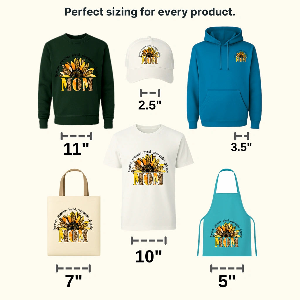 MOM Sunflower - Mothers Day - DTF Transfer - transferlegend