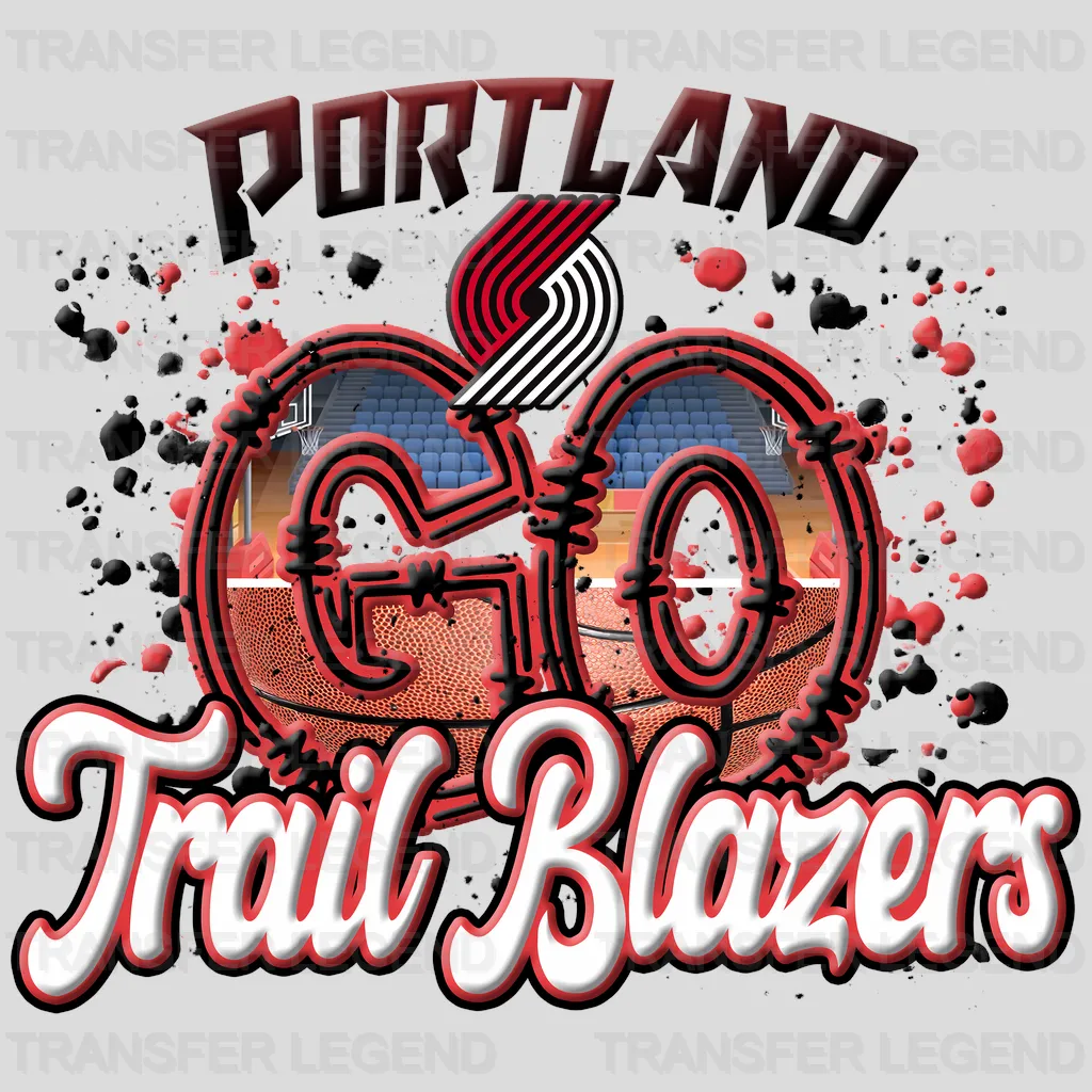 Portland Trail Blazers NBA Portland Trail Go Trail Blazers DTF Iron On Transfer