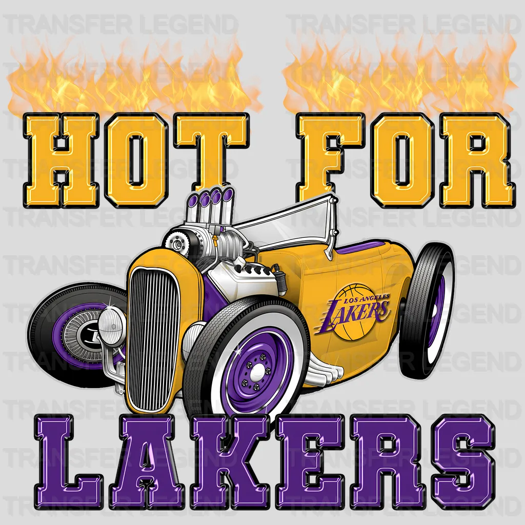 Los Angeles Lakers NBA Los Angeles Hot For Lakers DTF Iron On Transfer