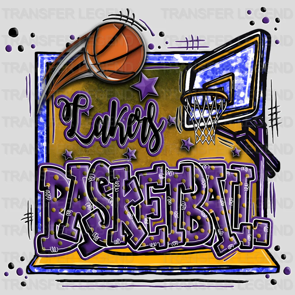Los Angeles Lakers NBA DTF Iron On Transfer