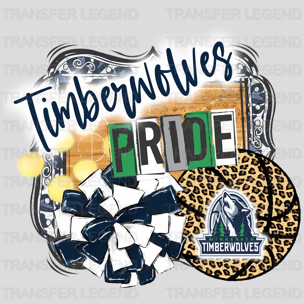 Minnesota Timberwolves NBA Timberwolves Pride DTF Iron On Transfer