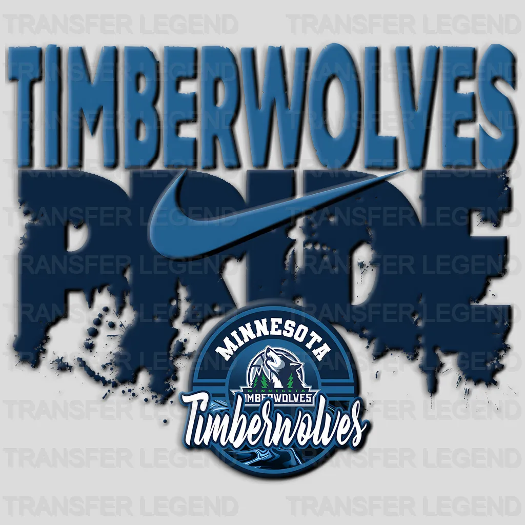 Minnesota Timberwolves NBA Timberwolves Pride DTF Iron On Transfer