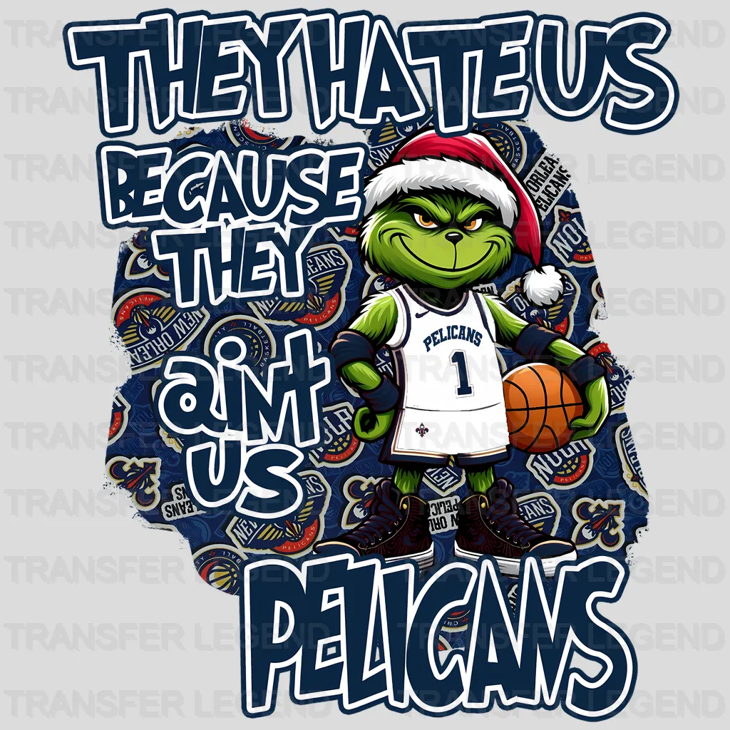 New Orleans Pelicans NBA New Orleans They Hate Us DTF Iron On Transfer