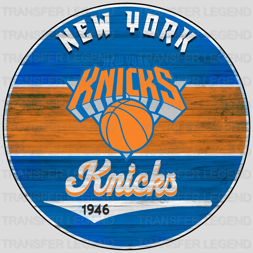 New York Knicks NBA New York Est 1946 DTF Iron On Transfer
