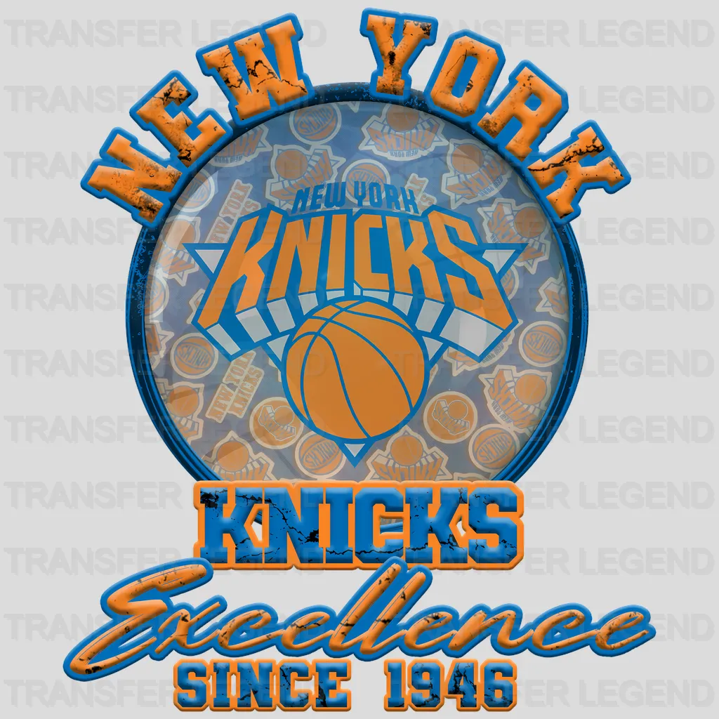 New York Knicks NBA New York Excellence Since 1946 DTF Iron On Transfer