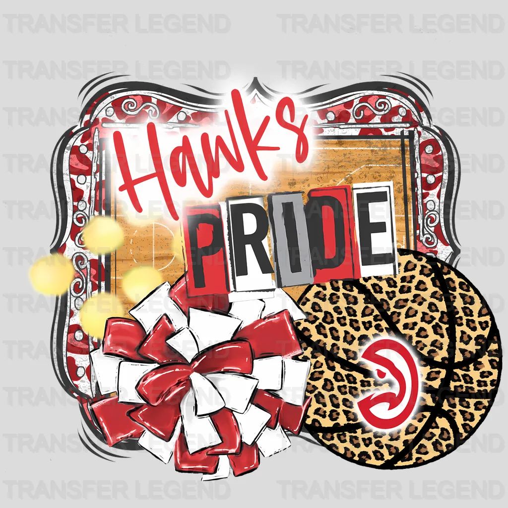 Atlanta Hawks NBA Hawks Pride DTF Iron On Transfer