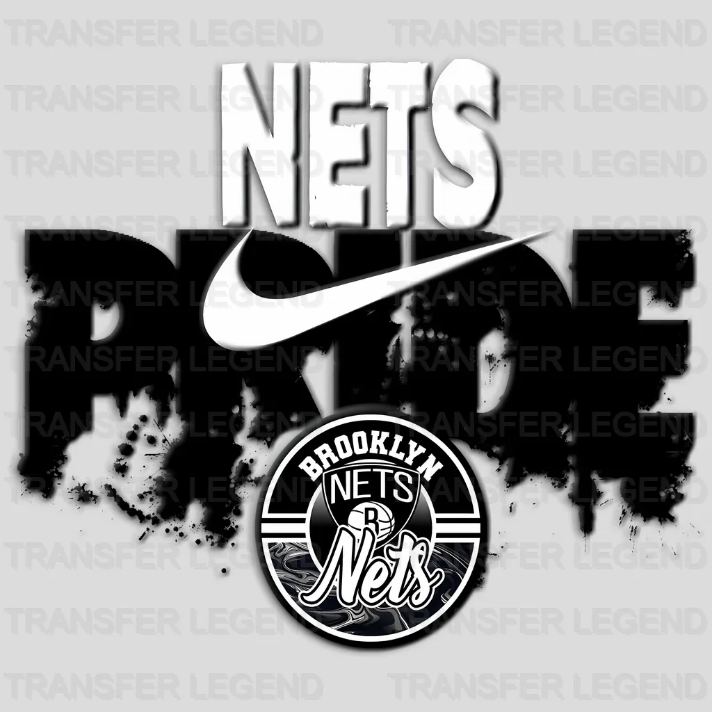 Brooklyn Nets NBA Nets Pride DTF Iron On Transfer