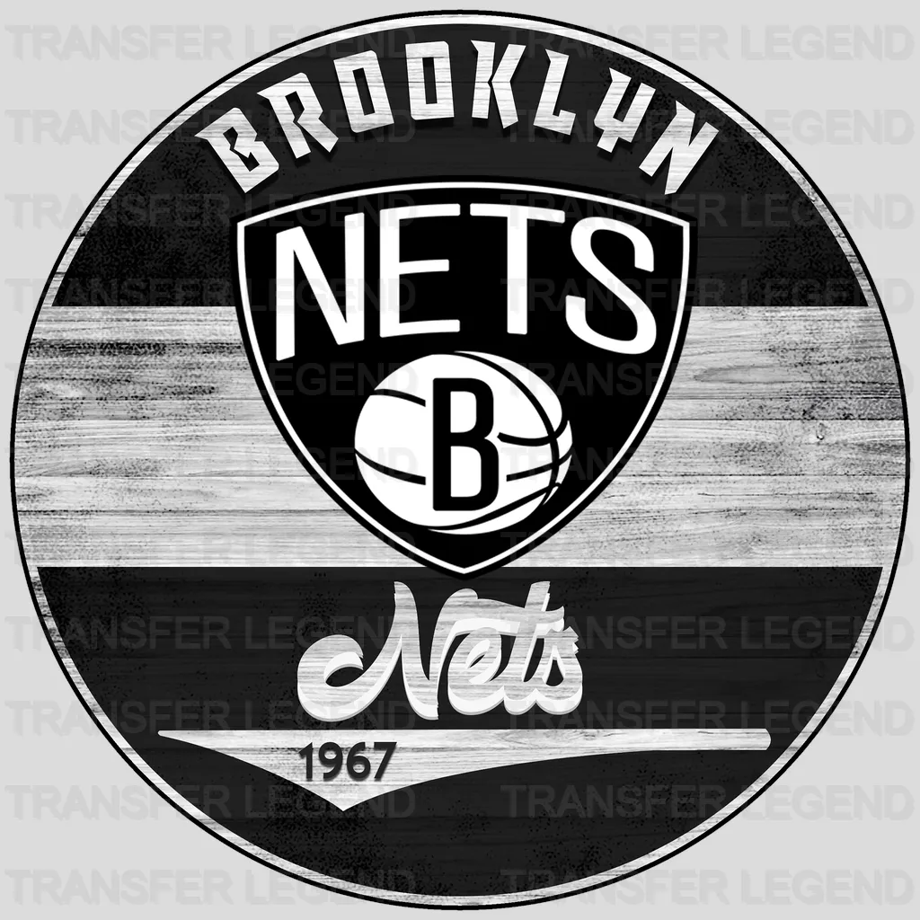 Brooklyn Nets NBA Est 1967 DTF Iron On Transfer