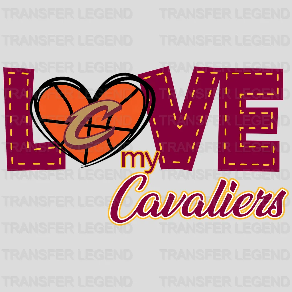 Cleveland Cavaliers NBA Love My Cavaliers DTF Iron On Transfer