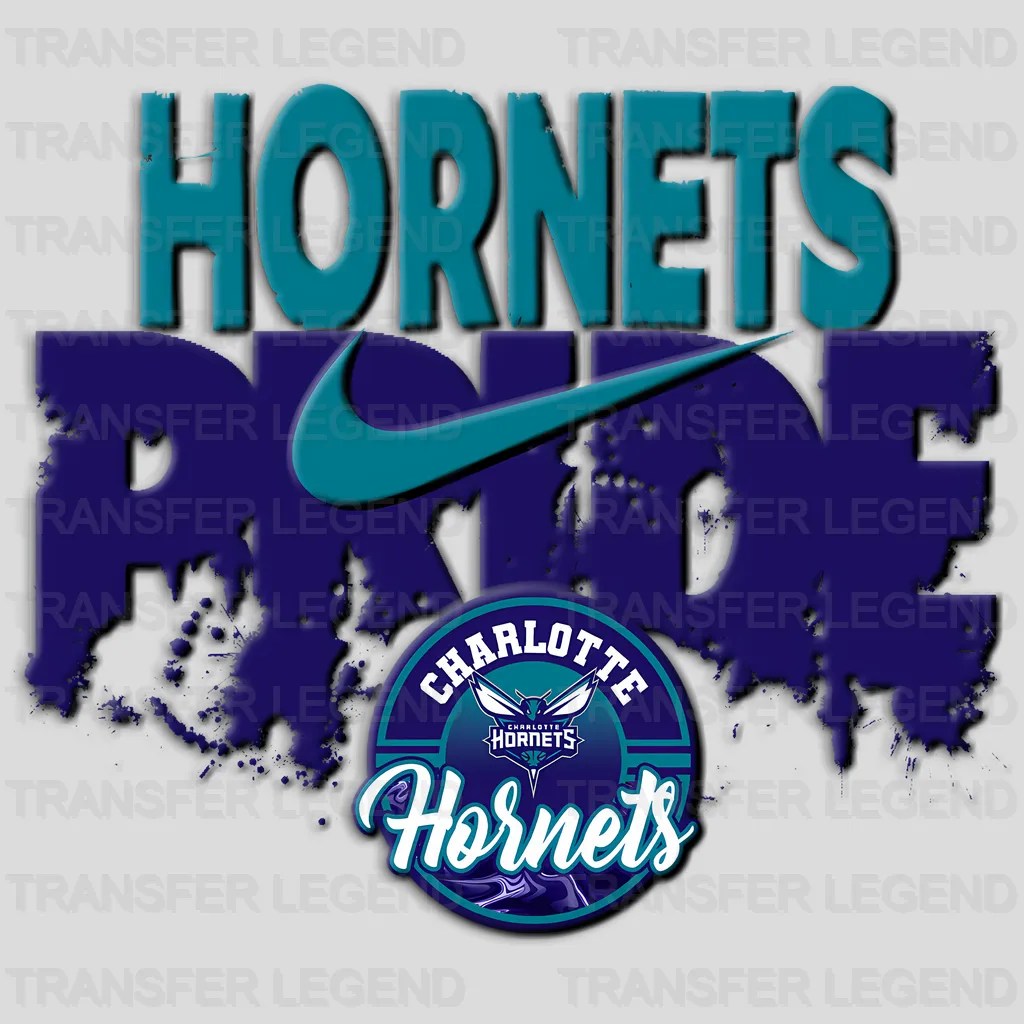 Charlotte Hornets NBA Hornets Pride DTF Iron On Transfer