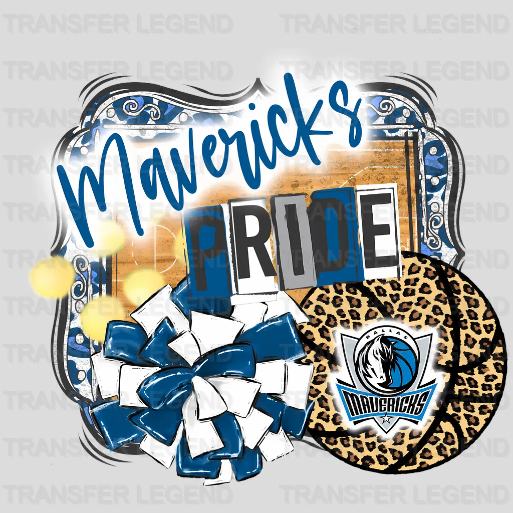 Dallas Mavericks NBA Mavericks Pride DTF Iron On Transfer