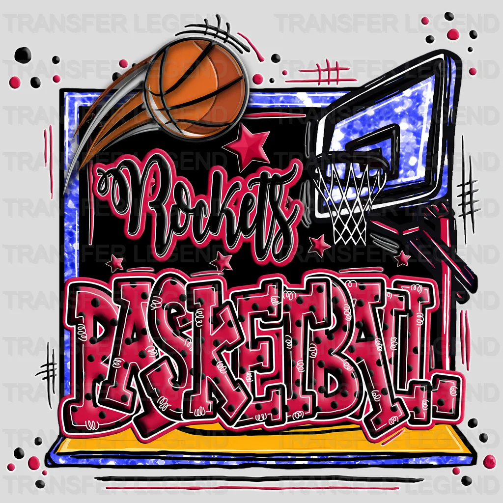 Houston Rockets NBA Rockets Pride DTF Iron On Transfer