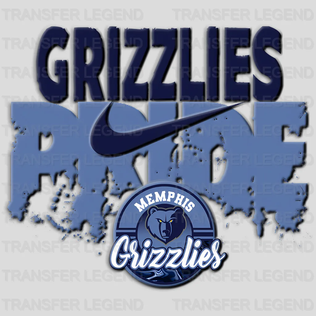 Memphis Grizzlies NBA Grizzlies Pride DTF Iron On Transfer