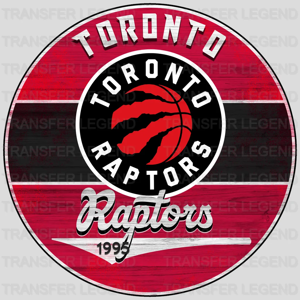 Toronto Raptors NBA Est 1995 DTF Iron On Transfer