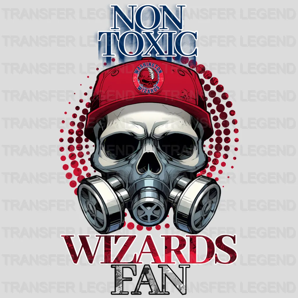 Washington Wizards NBA Non Toxic Fan DTF Iron On Transfer