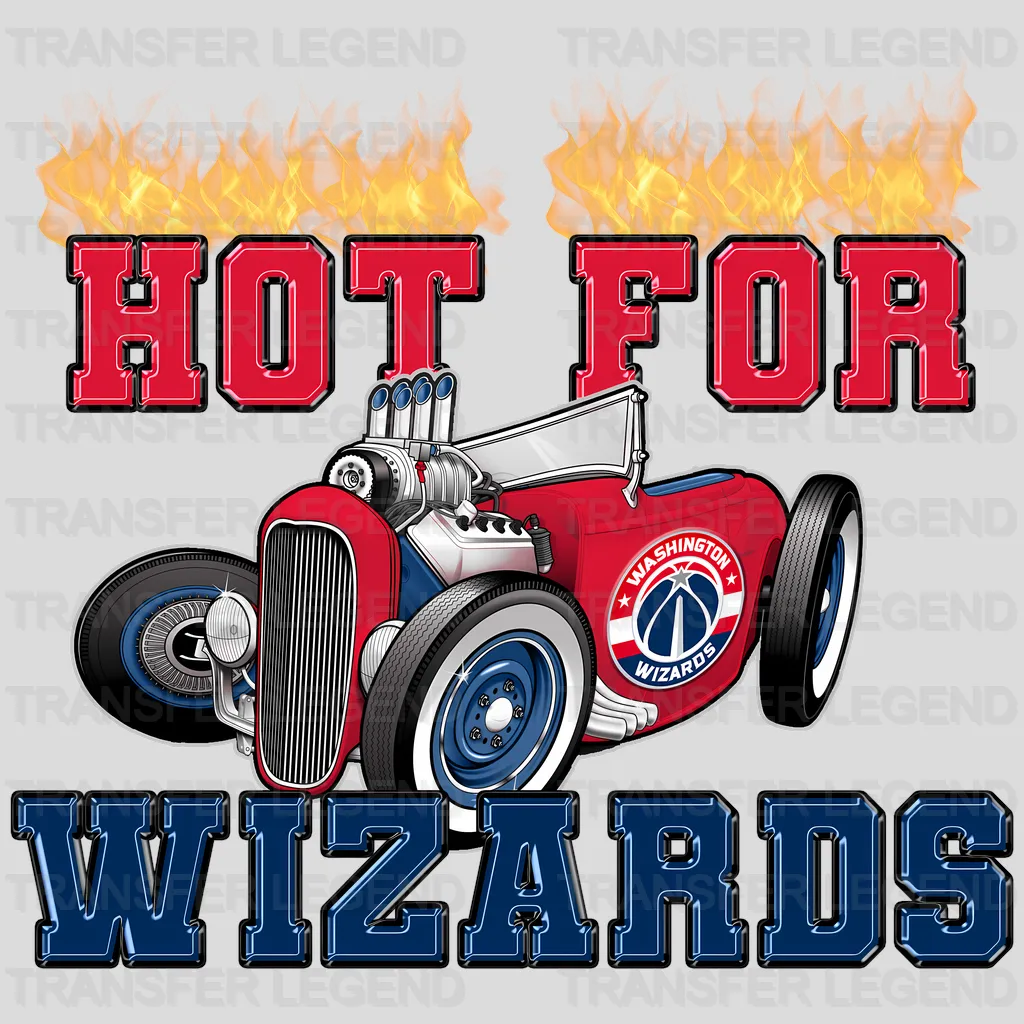Washington Wizards NBA Psychotic Wizards Girl DTF Iron On Transfer