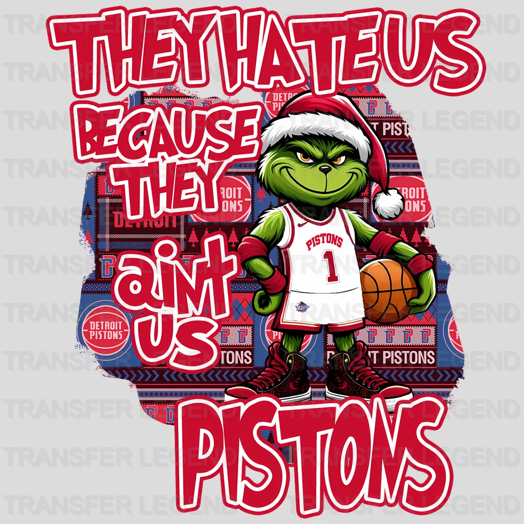 Detroit Pistons NBA Graffiti Art - DTF Iron On Transfer