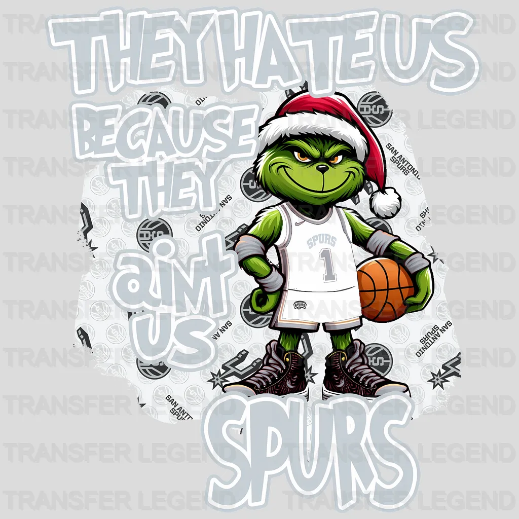 San Antonio Spurs NBA San Antonio They Hate Us DTF Iron On Transfer