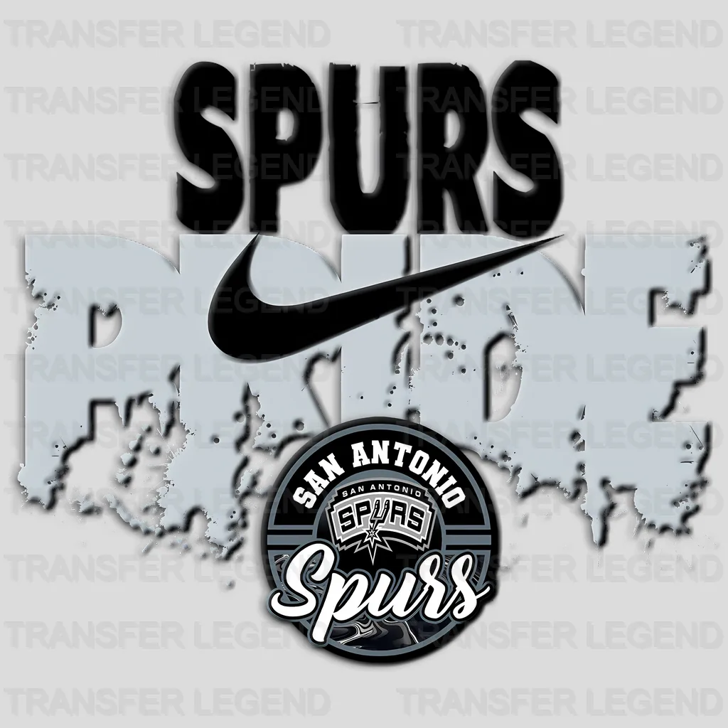 San Antonio Spurs NBA Pride DTF Iron On Transfer