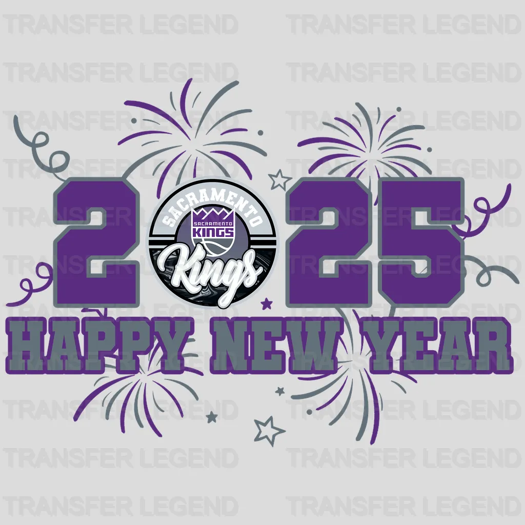 Sacramento Kings NBA Triangle Banner Logo - DTF Iron On Transfer