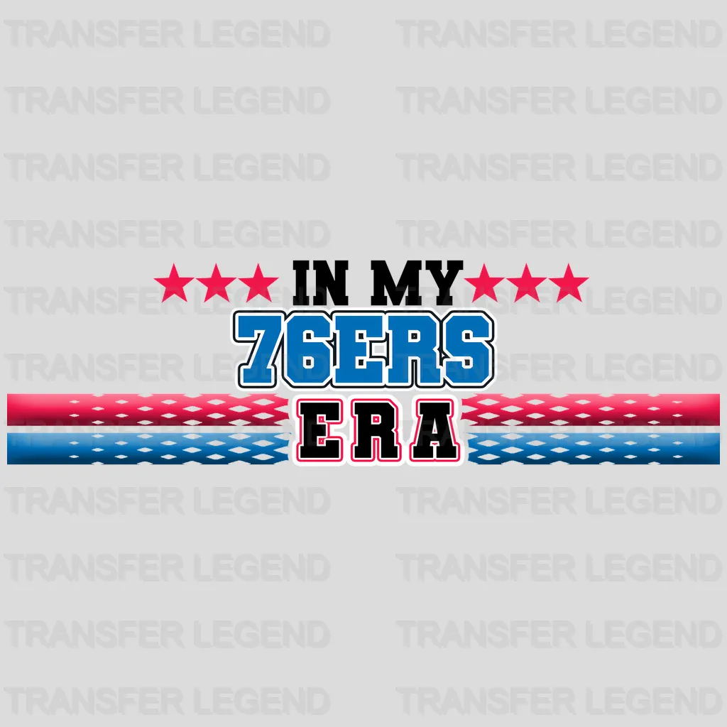 Philadelphia 76ers NBA In My 76Ers Era DTF Iron On Transfer